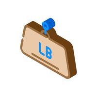 high load capacity isometric icon illustration vector