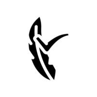 hypoallergenic glyph icon object vector