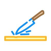 anti scratch coating color icon illustration vector