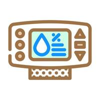 humidity sensor module color icon illustration vector