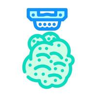 gas sensor module color icon illustration vector