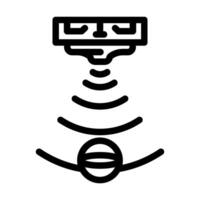 proximity sensor module line icon illustration vector