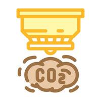 co2 sensor module color icon illustration vector