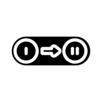 dual mode glyph icon illustration vector