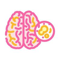 creutzfeldt jakob disease color icon illustration vector