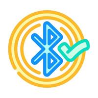 wireless enabled color icon illustration vector