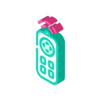 remote control isometric icon illustration vector