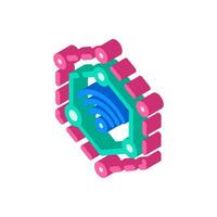 wi fi connected isometric icon illustration vector