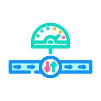 multi speed color icon illustration vector