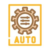 auto adjust feature color icon illustration vector