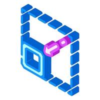 compact design for storage isometric icon illustration vector