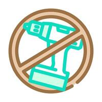 no tools required color icon illustration vector