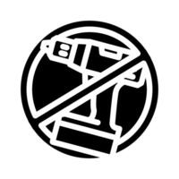 no tools required glyph icon illustration vector