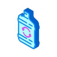 easy refill isometric icon illustration vector