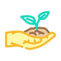 eco friendly color icon illustration vector