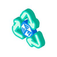 reusable isometric icon illustration vector