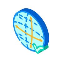 ergonomic design isometric icon illustration vector