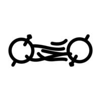 teleportation quantum computer line icon illustration vector