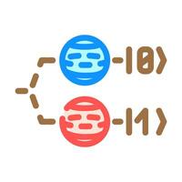 photonic qubit quantum computer color icon illustration vector