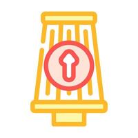 high performance filters color icon illustration vector