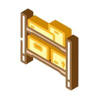built storage isometric icon symbol vector