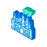sustainable sourcing isometric icon symbol vector