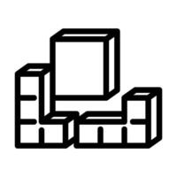 modular components line icon illustration vector