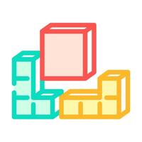 modular components color icon illustration vector