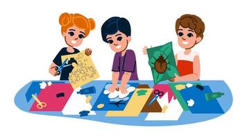 glue crafting hobby kid vector