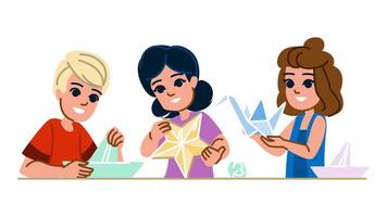 model origami hobby kid vector