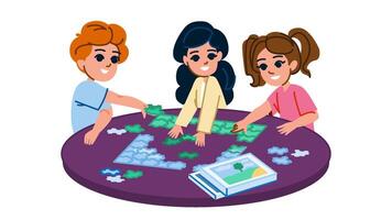 sudoku solving puzzles hobby kid vector