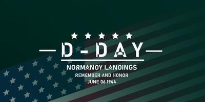 D-day normandy landing vector