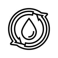 refillable line icon illustration vector
