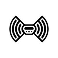 smart sensor glyph icon illustration vector