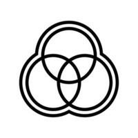 color options line icon object vector