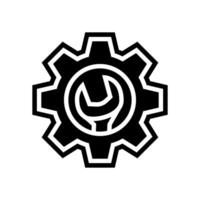 adjustable settings glyph icon illustration vector