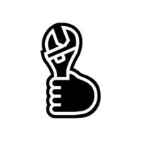 assembly required glyph icon illustration vector