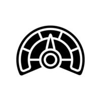 multi speed glyph icon object vector