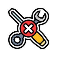 no assembly needed color icon illustration vector