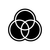 color options glyph icon item vector