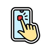 app controlled color icon object vector