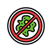 anti bacterial color icon illustration vector
