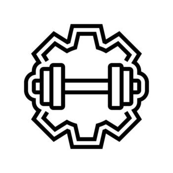 high load capacity line icon object vector