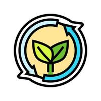 eco friendly color icon illustration vector