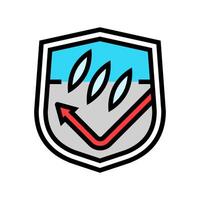 scratch resistant color icon item vector