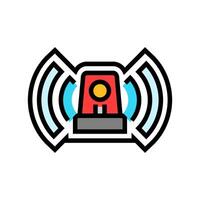 built alarm color icon symbol vector