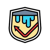 leak proof design color icon illustration vector