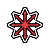 multi functional color icon illustration vector