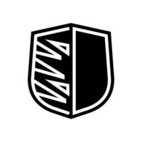 scratch resistant glyph icon illustration vector