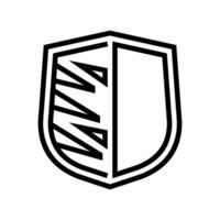 scratch resistant line icon symbol vector